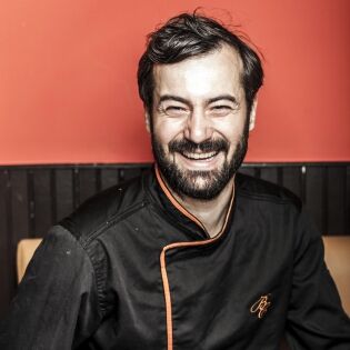   Frédéric Charlet, chef du restaurant ‟Le Bistrot du cours‟. Marseille. 2015

